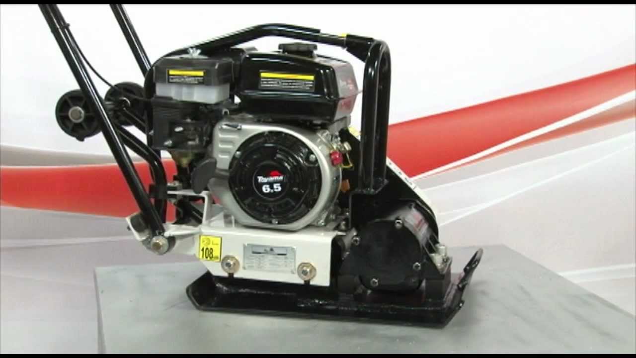 Placa Vibratória a Gasolina TPC60W - Toyama para Construção Civil