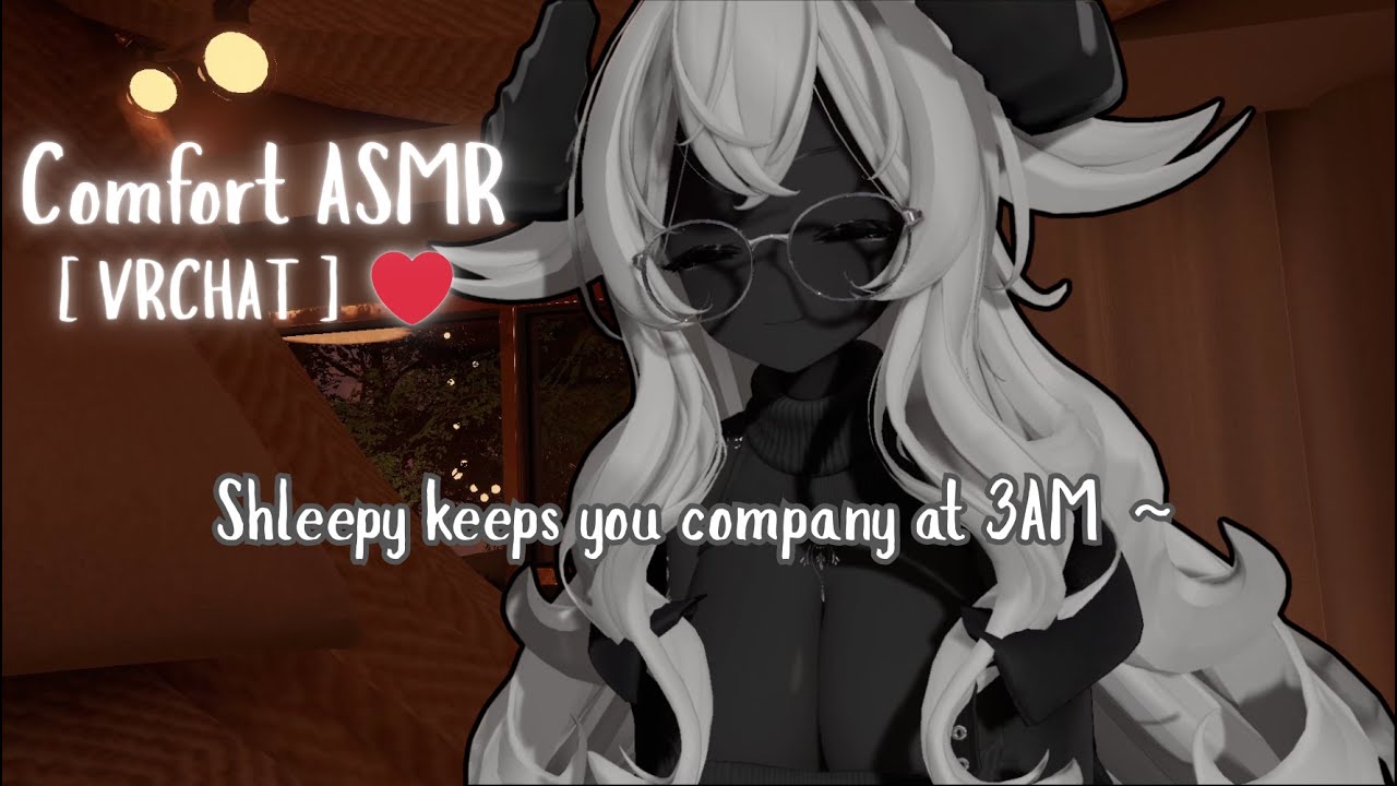 Sheep Girl Keeps You Company at 3AM [ VRChat ASMR ]