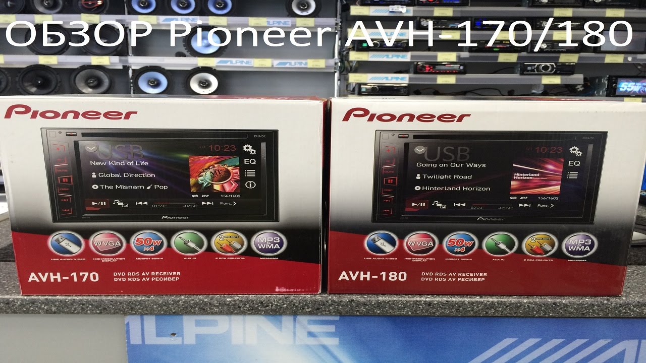 Обзор Pioneer AVH-170/180