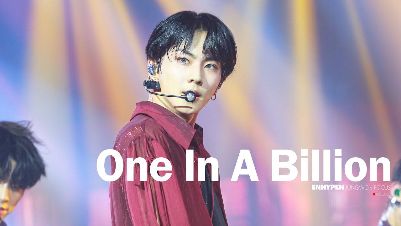 220917 One In A Billion 정원 focus ENHYPEN WORLD TOUR 'MANIFESTO' in SEOUL 4k fancam