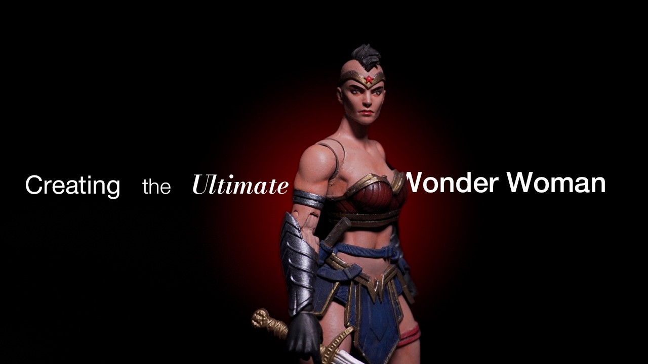 Como customizar una Wonder Woman | Mcfarlane Toys #CustomFigure