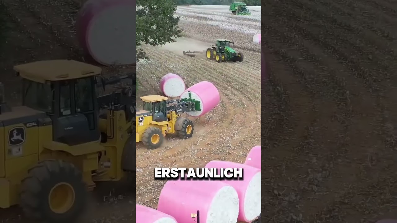 So werden Ballen gepresst