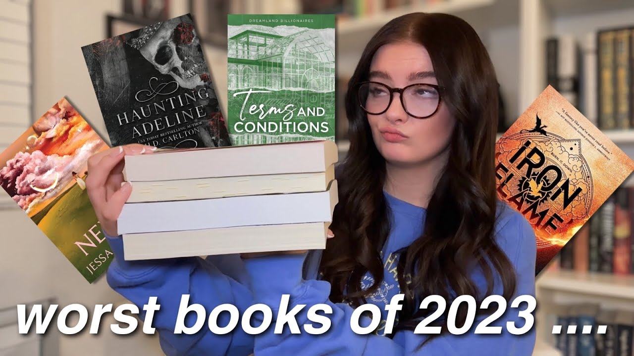 a tipsy roast of the WORST books i read in 2023 🚮