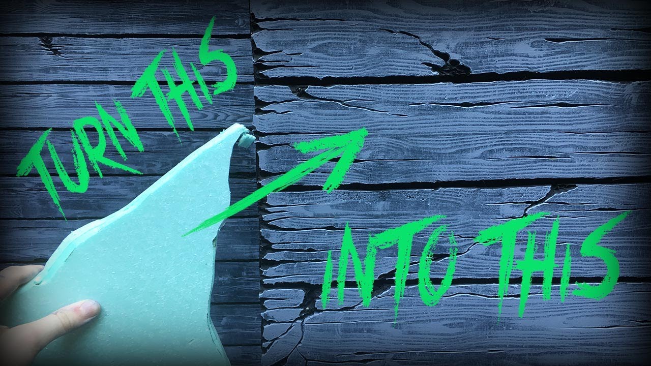 Make Realistic Wood from Foam!