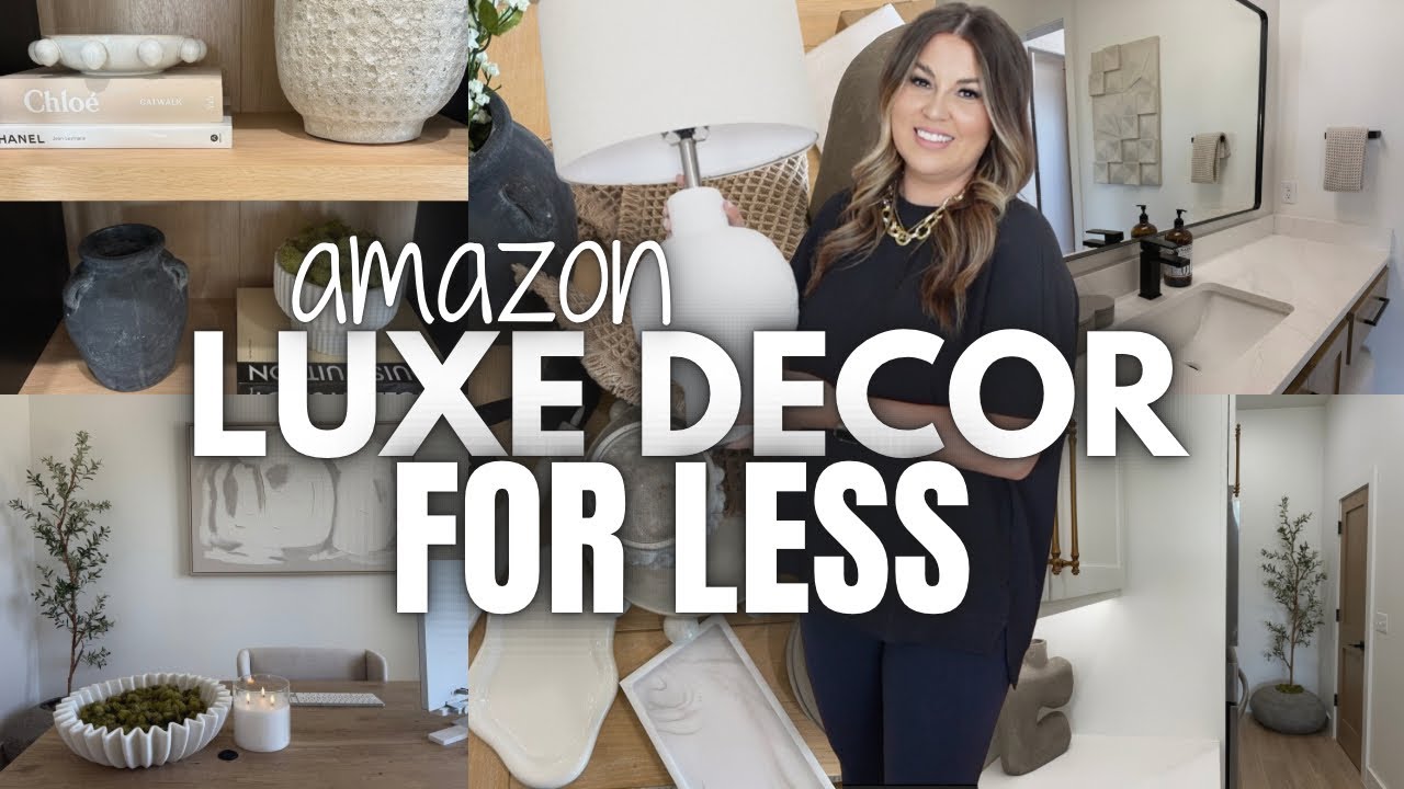 AMAZON HOME + FASHION LUXE FOR LESS | AMAZON BUDGET FRIENDLY HOME DECOR | AMAZON HOME DEALS 2025