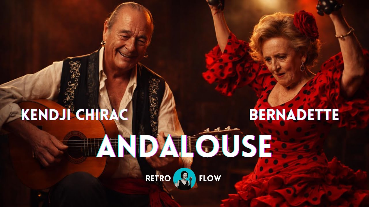 KENDJI CHIRAC 🪗 "Ma Belle Andalouse" version MUSETTE façon Dany Brillant 😂