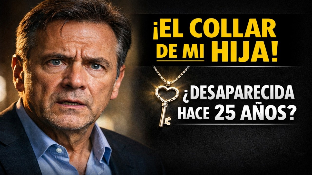 La limpiadora llevaba un colgante... que le regalé a mi hija desaparecida hace 25 años.