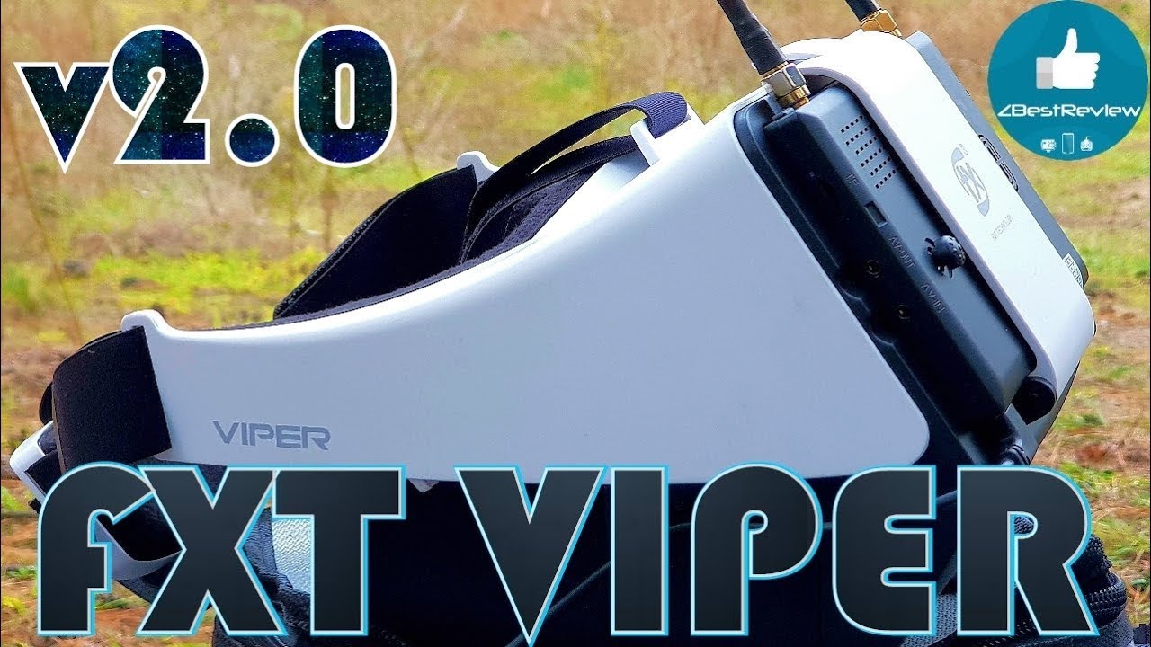 ✔ Уникальный FPV Шлем FXT Viper V2.0 5.8GHz, Diversity, DVR!