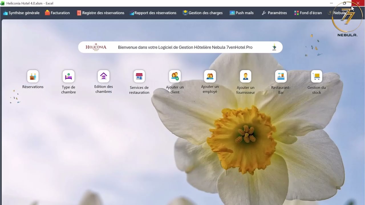 Excel VBA Gestion Hôtelière 