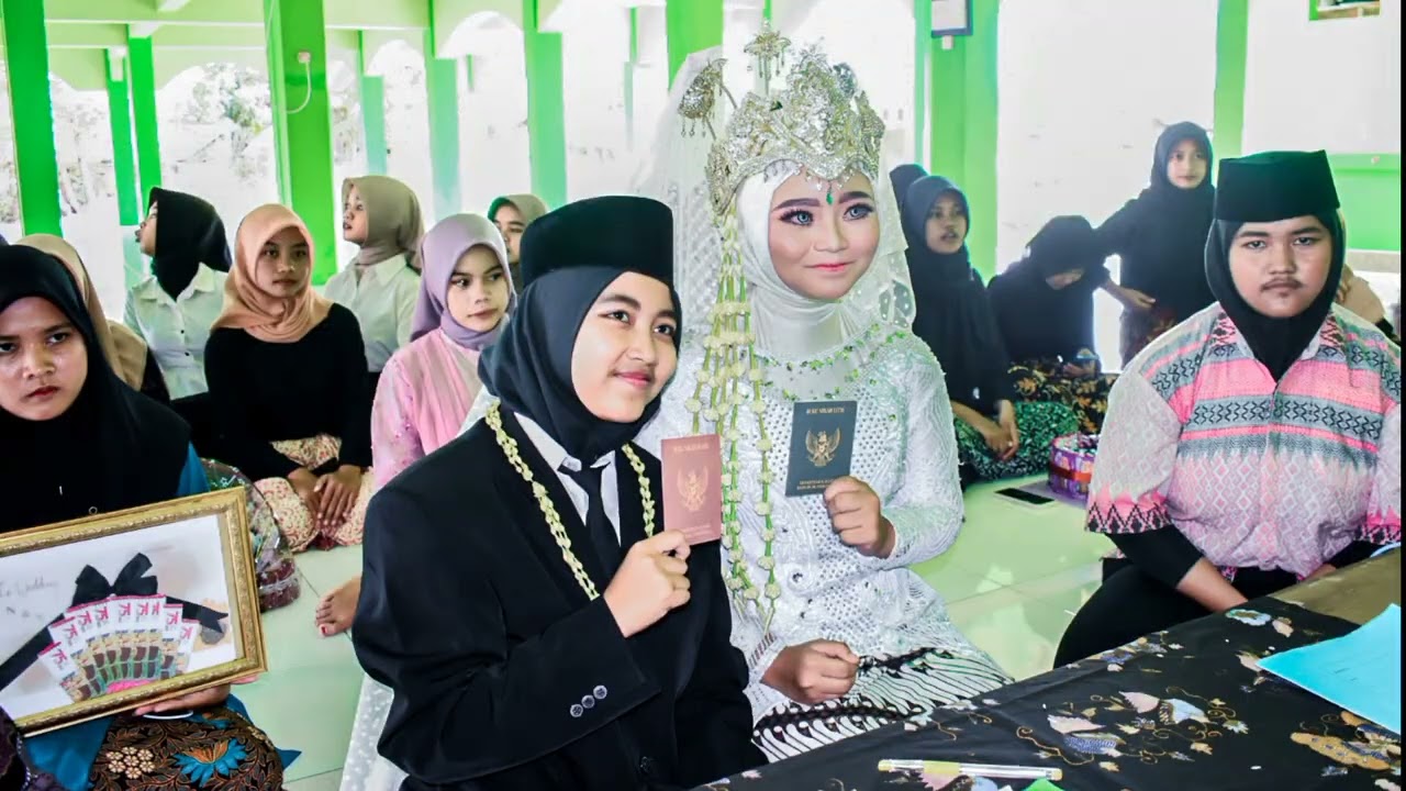 Siswa Smk Menikah di Masjid Sekolah, Praktek simulasi akad Nikah Mapel PAI kelas XI #smkn1gunungjati