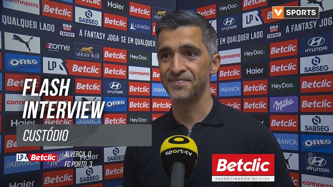 I Liga (#15) | Alverca 0-3 FC Porto: Flash Interview Cust&oacute;dio