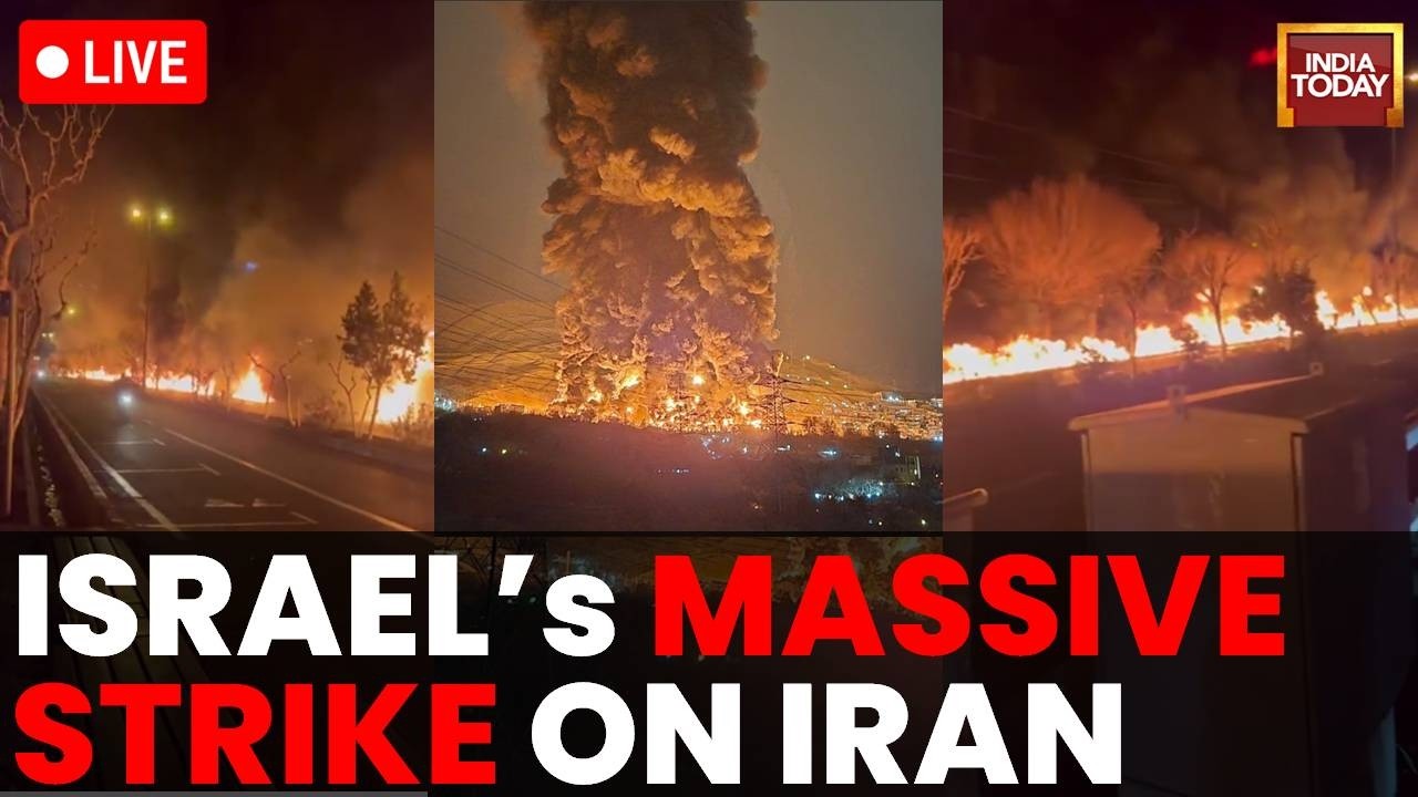 Iran Attacks Israel News LIVE | Israel-US-Iran War | Israel-US Strike Iran | Middle East War News