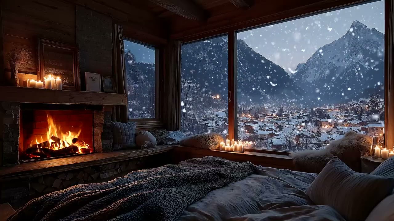 When Snow Sleeps ❄️🌙 Soft Winter Piano for Deep Sleep, Calm Focus, and Peaceful Night Ambience