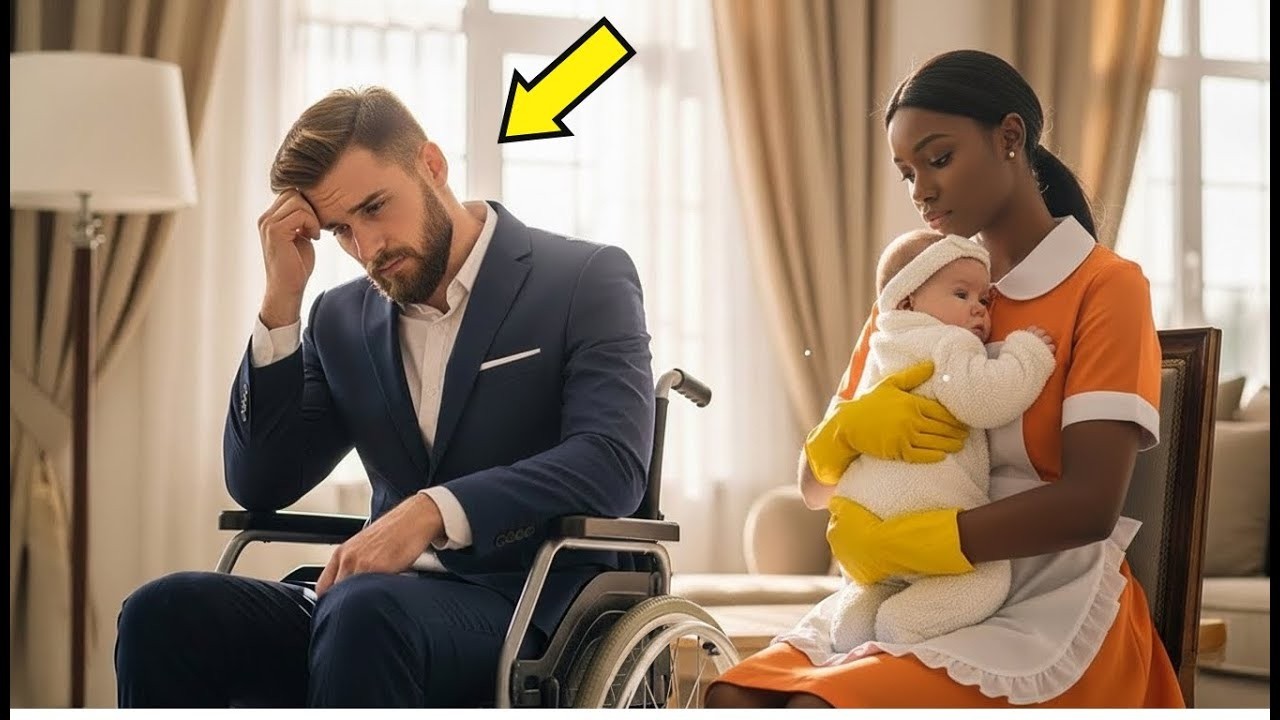 The Paralyzed Millionaire Lost Everything — Only the Maid Fought to Save His Baby