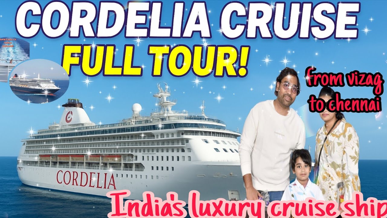 India’s Biggest Luxury Cruise Tour 🚢 | Cordelia Cruise Full Tour Vizag 2Chennai | Family Travel Vlog