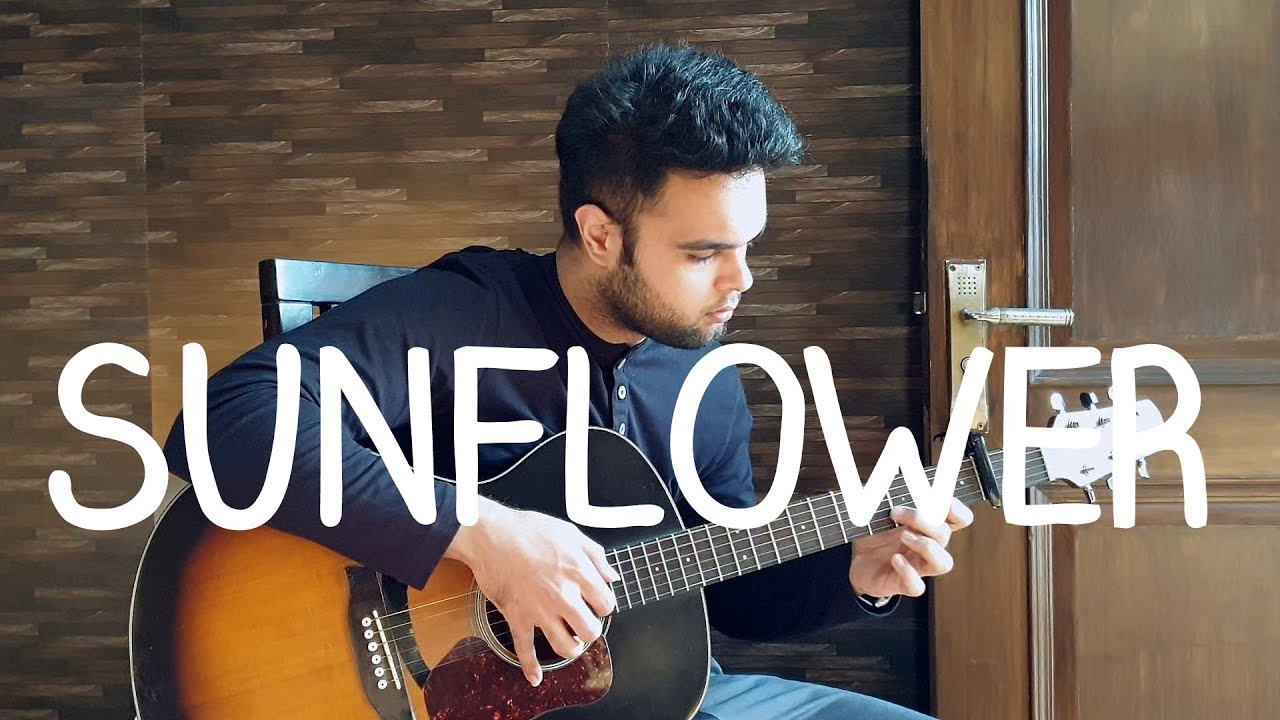 [free tabs] Post Malone, Swae Lee - Sunflower (Fingerstyle Guitar Cover)