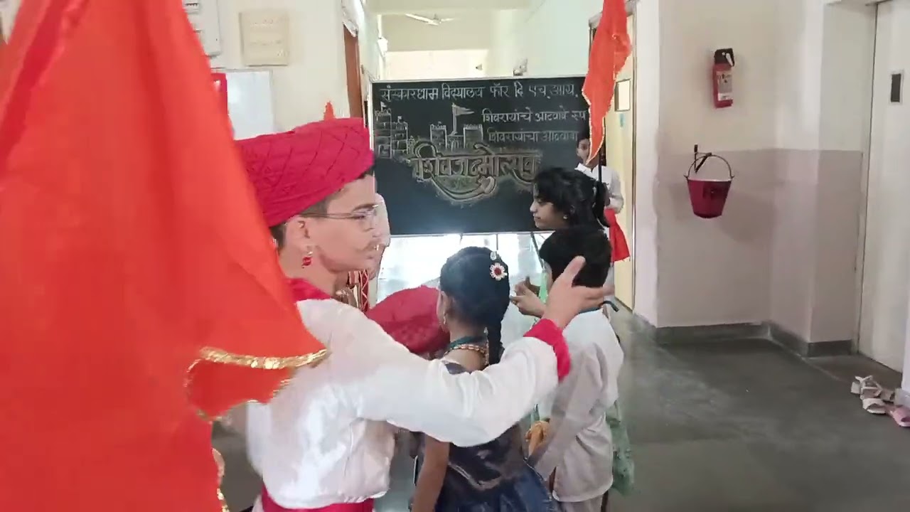 Sanskardham Vidyalaya for the Hearing Impaired, Goregaon Shivjaynti celebration 