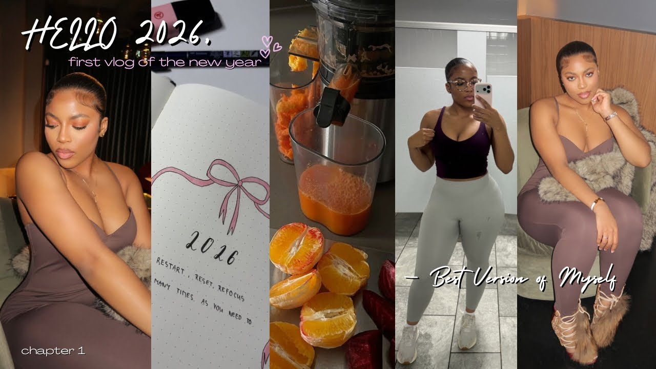 Hello 2026 : Days In My Life + Being intentional ( Gym + Girls Night & Grwm + Juicing & more )