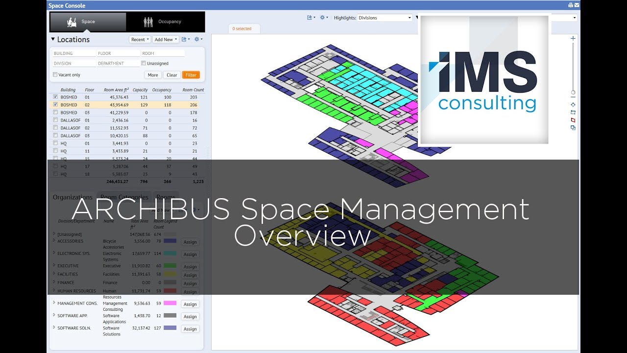 2 Minute Drill - ARCHIBUS Space Management Overview