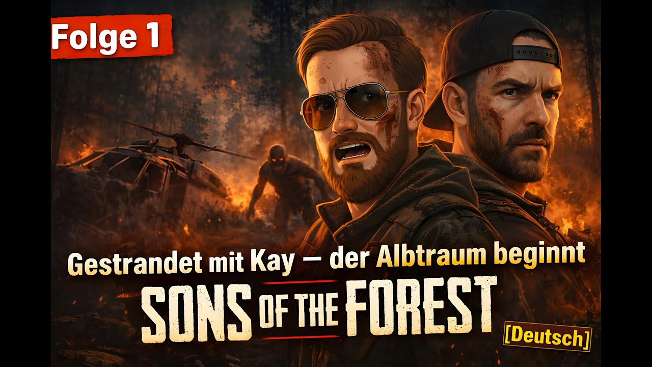 Folge #1: Gestrandet mit @KayToLive  – Der Albtraum beginnt | Sons of the Forest [Deutsch]