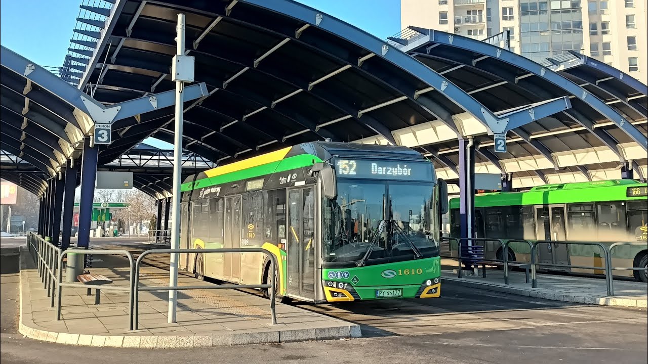 MPK Poznań | Linia 152 | Solaris Urbino 12 IV Hydrogen #1610 | Kierunek Darzybór 
