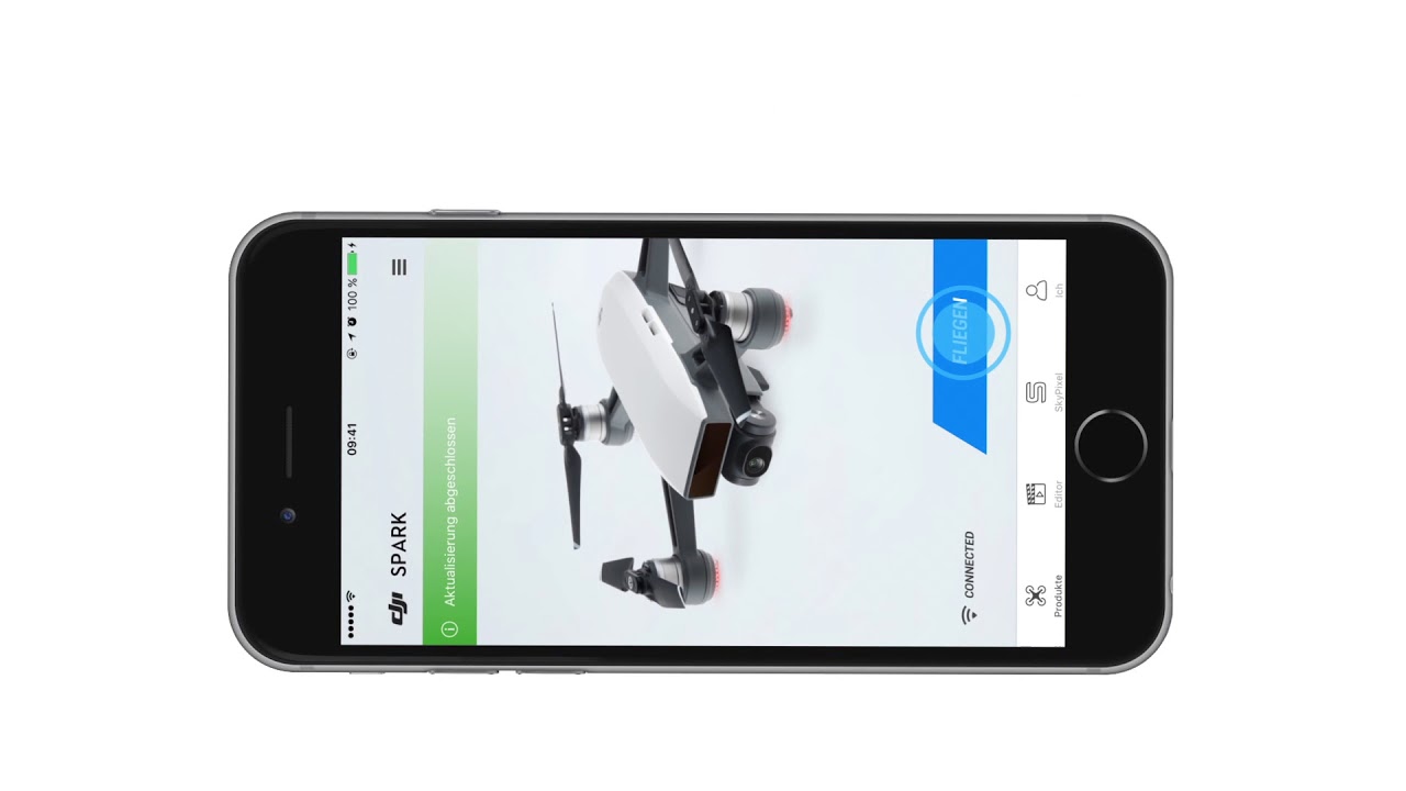 DJI Kurzanleitung | Spark | Firmwareaktualisierung mit der DJI GO 4 App