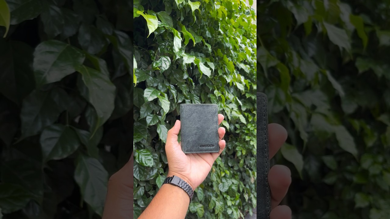Wild green magnetic slim wallet. #tanwood #wallet #leatherwallet #kozhikode