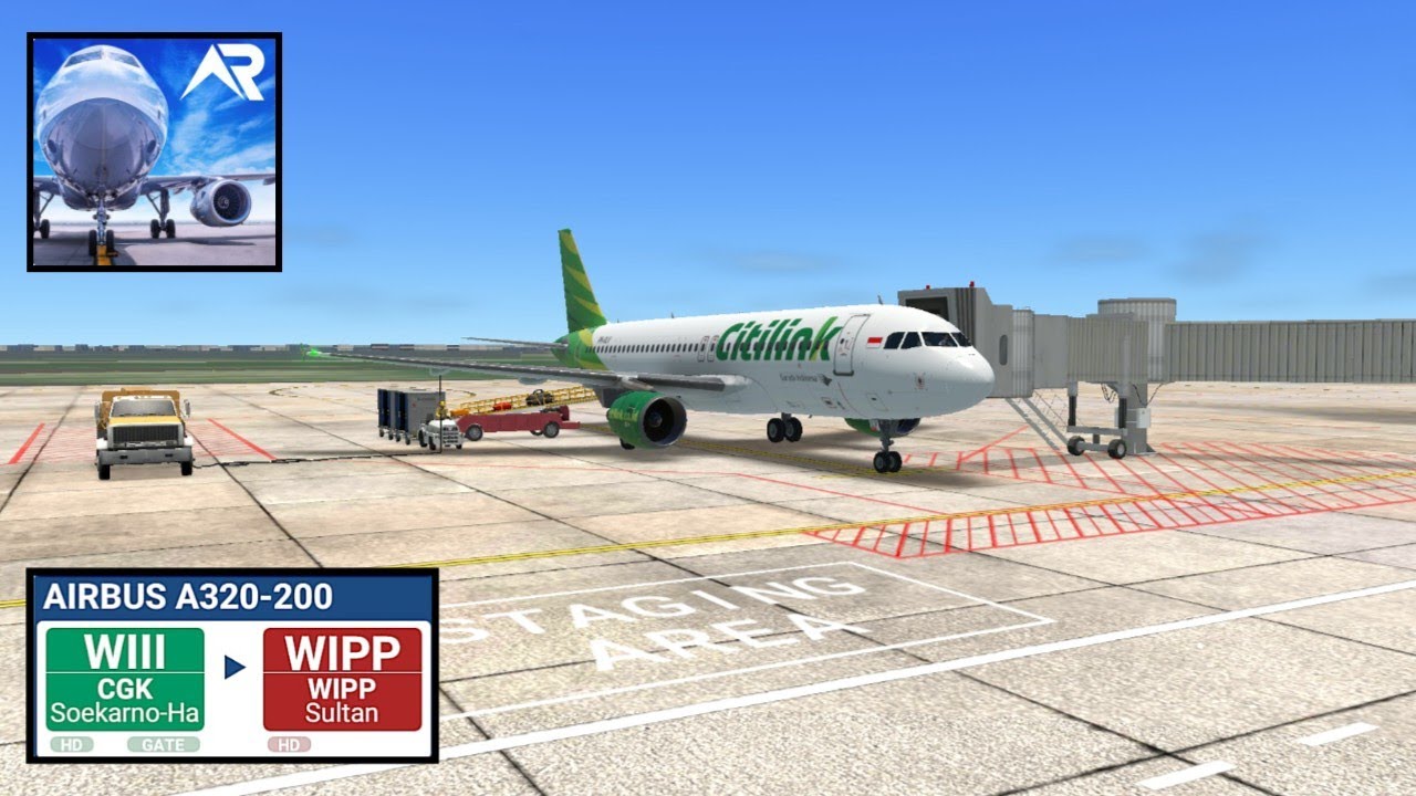 [RFS Real Flight Simulator] Citilink Indonesia A320 - 200 |Jakarta - Palembang| ~ RFS Pro