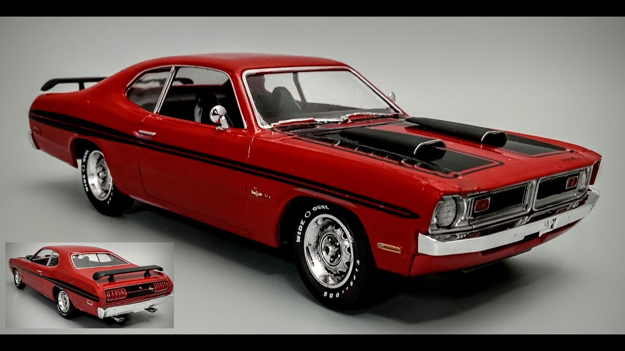 ALL NEW FIRST BUILD 1971 Dodge Dart Demon 340 1/25 Scale Model Kit Build How To Assemble Paint Decal