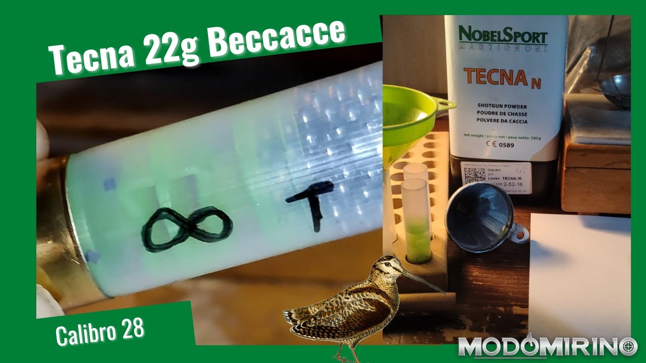 TECNA 22g per Beccacce - Calibro 28