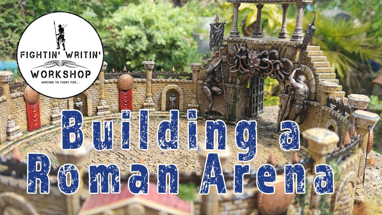 Building A Roman Arena for #wargaming #tabletopgaming