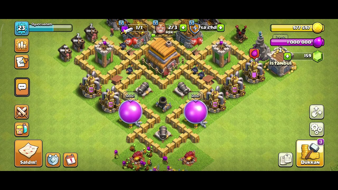 Gece gündüz mücadele devam ediyor...#clashofclans 