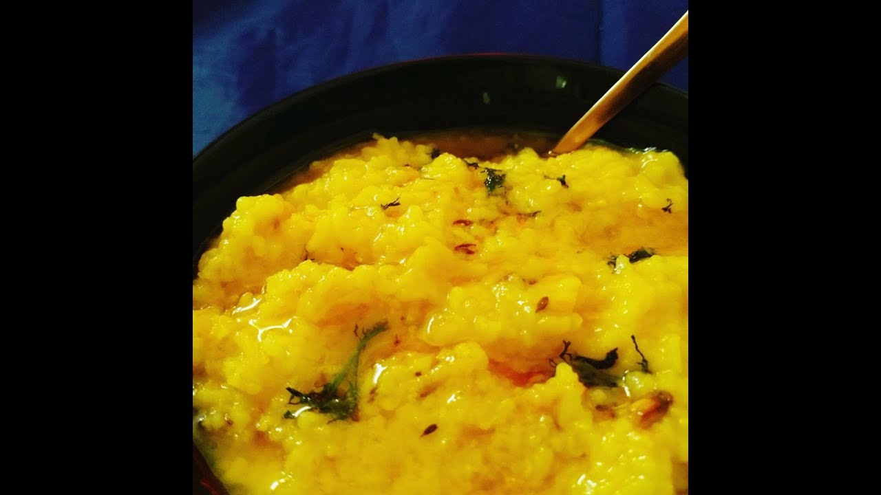 Moong dal khichadi by cooking with girija/Dal khichadi recipe