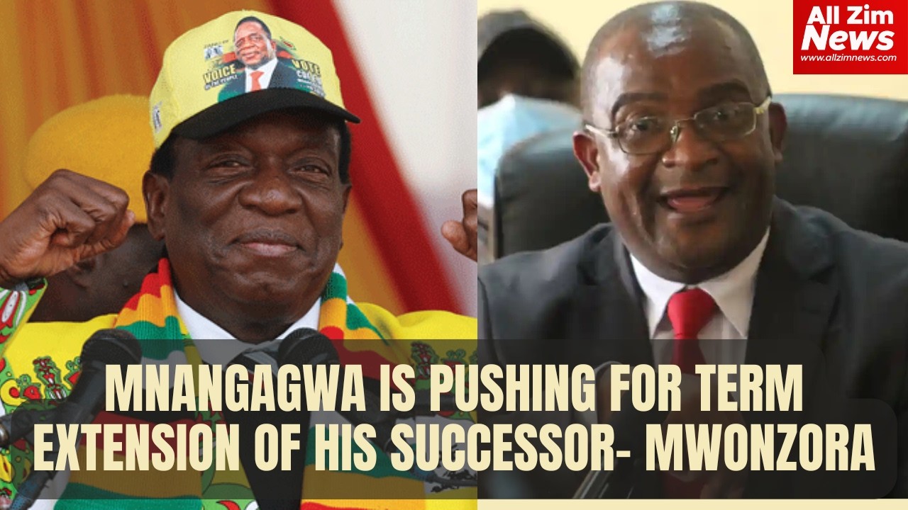 Mnangagwa is pushing for term extension of his successor- Mwonzora