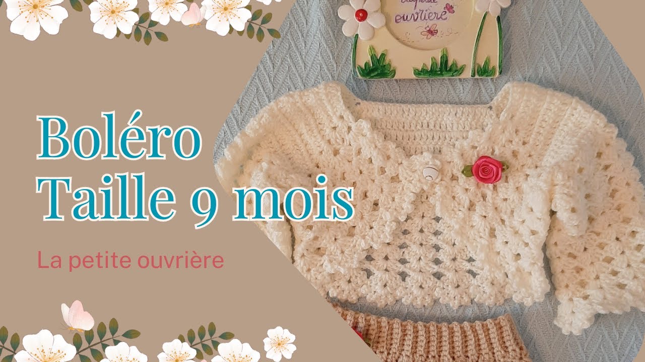 [CROCHET]-  Comment réaliser un ensemble short avec boléro (partie 1 - le  boléro)
