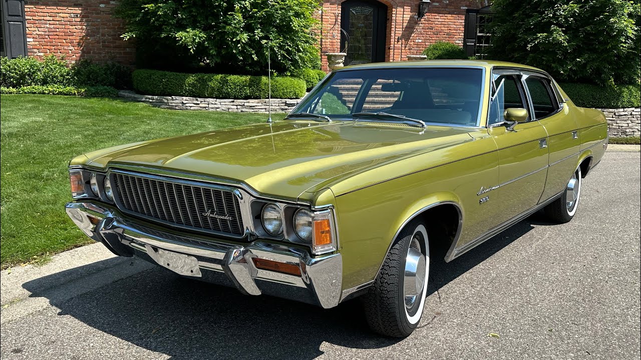 Ultra Quirky Cars: 1971 AMC Ambassador is Strange & Charming