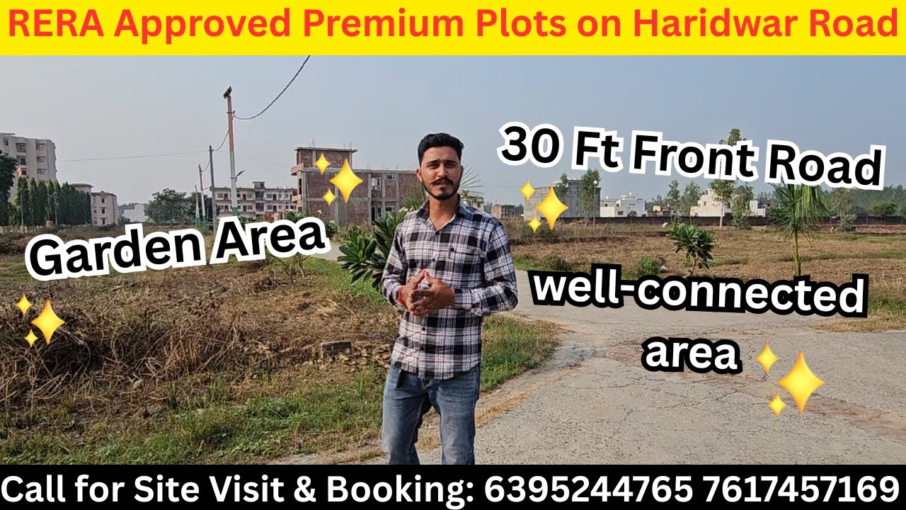 RERA Approved Premium Plots on Haridwar Road | Best Investment Property  !