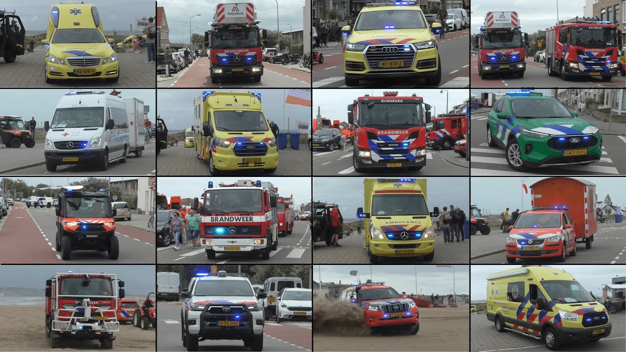 SAR Katwijk 2025 - Vele verschillende hulpdiensten met spoed, demonstraties en meer!