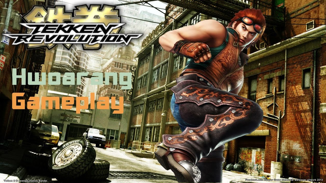 Tekken Revolution:Hwoarang Gameplay