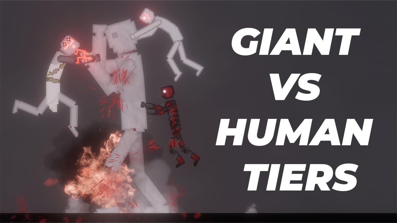 Giants Vs Human Tiers | People Playground