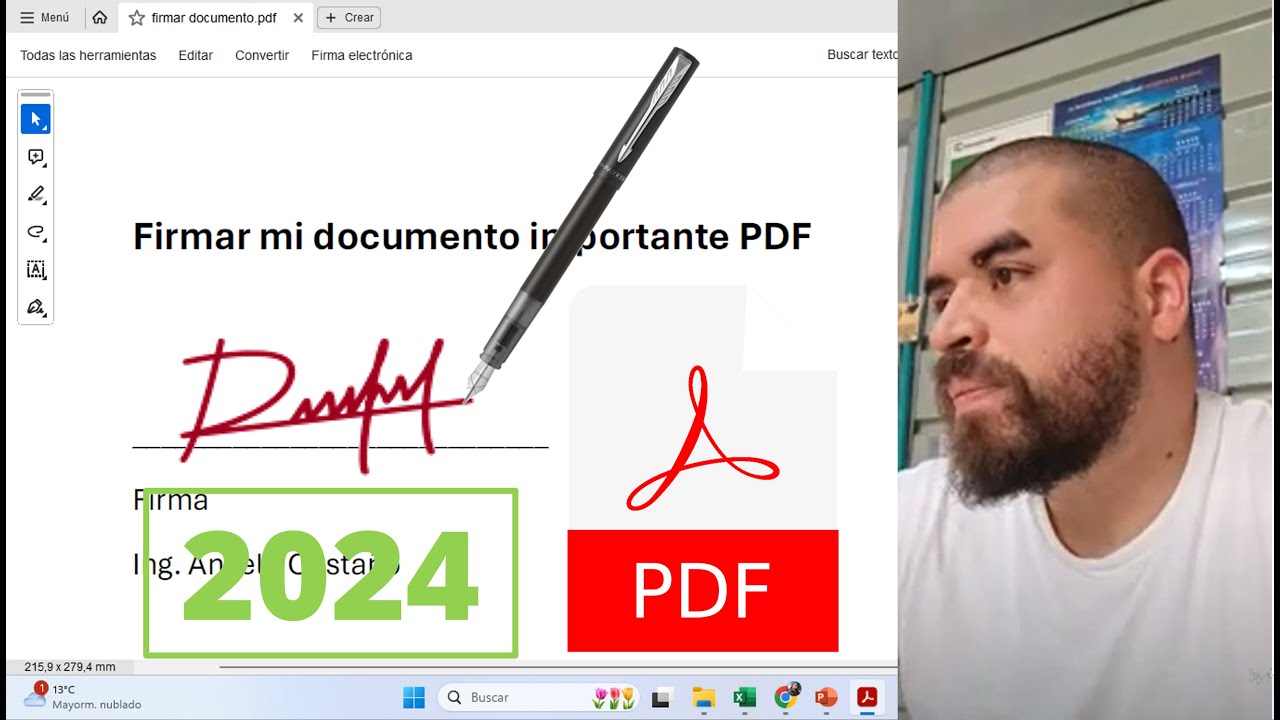 Como firmar un PDF con firma escaneada - I Love PDF