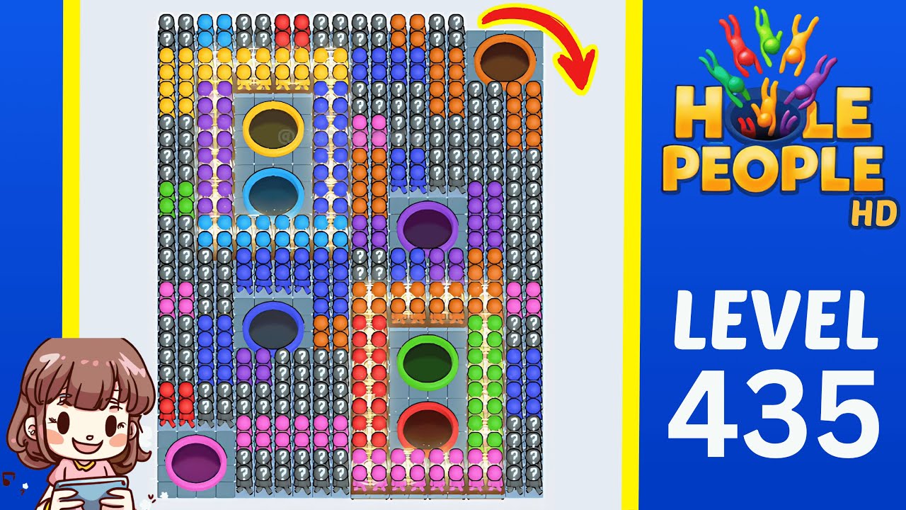 Hole People Level 435 Solution Walkthrough