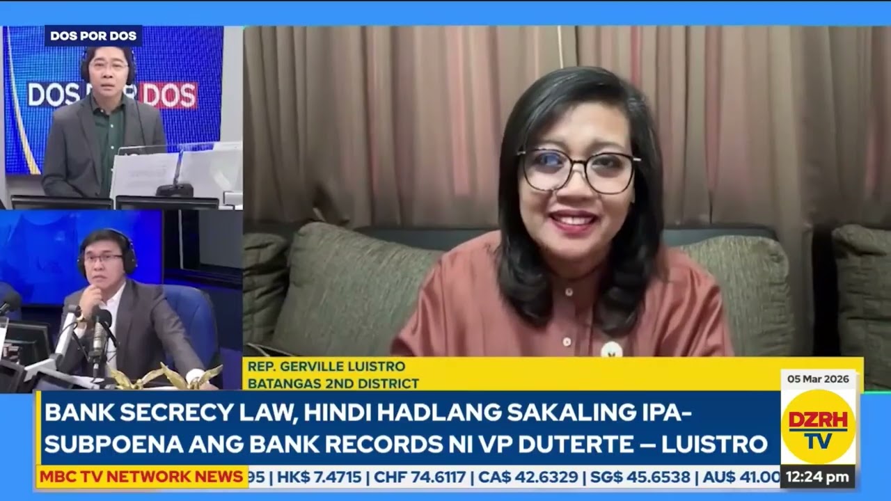 Bank Secrecy Law, hindi hadlang kung ipa-subpoena ang bank records ni VP Sara Duterte — Luistro