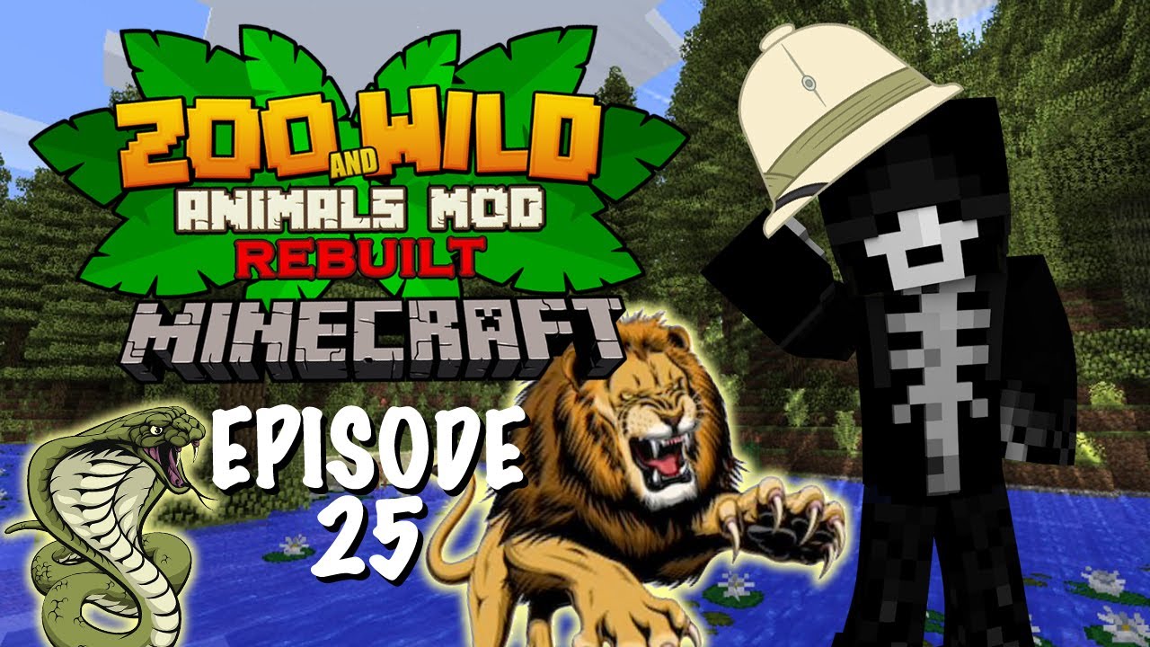 Minecraft SMP: Zoo and Wild Animal (ZAWA) Mod - EP25 - Boss Fight and Camels!