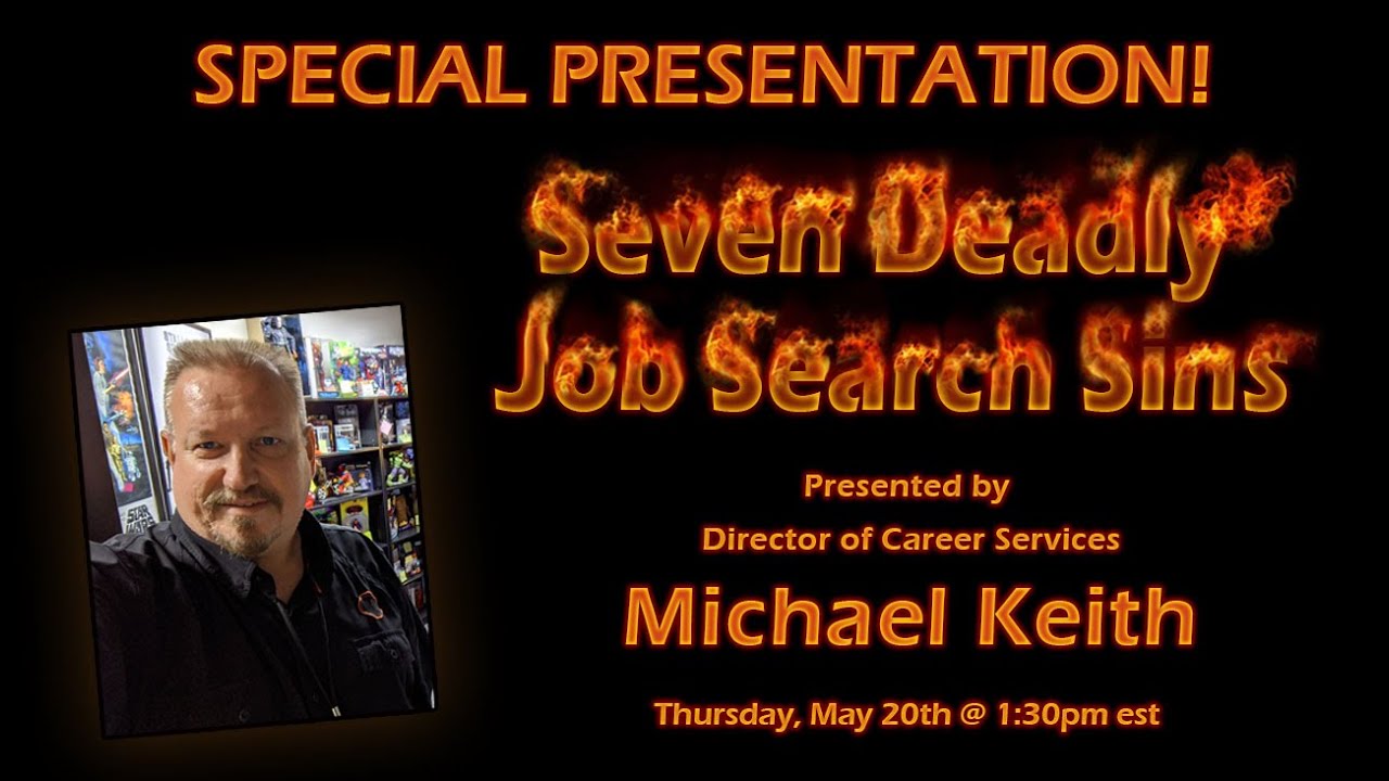 DAVE School Career Services presents Seven Deadly Job Search Sins