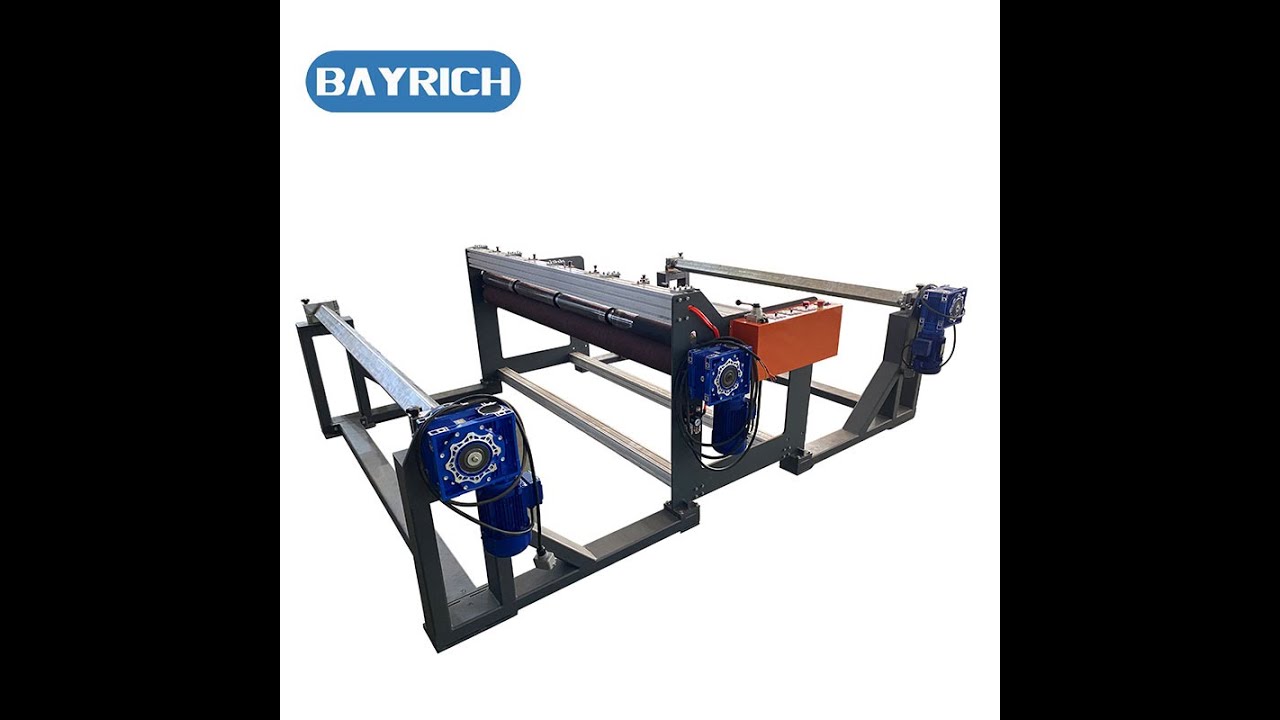 Conveyor Belting Cutting Machine with Winder and rewinder