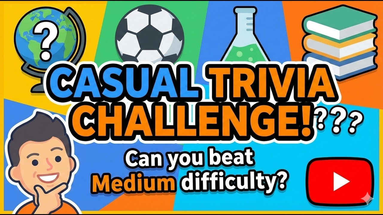 Pub Quiz Mode: 25 Fun Trivia Questions (Geography, Sports, Science)