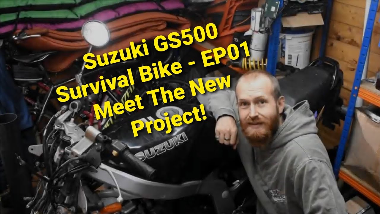 GS500 Survival/Scrambler Build - EP01 - The New Bike Project