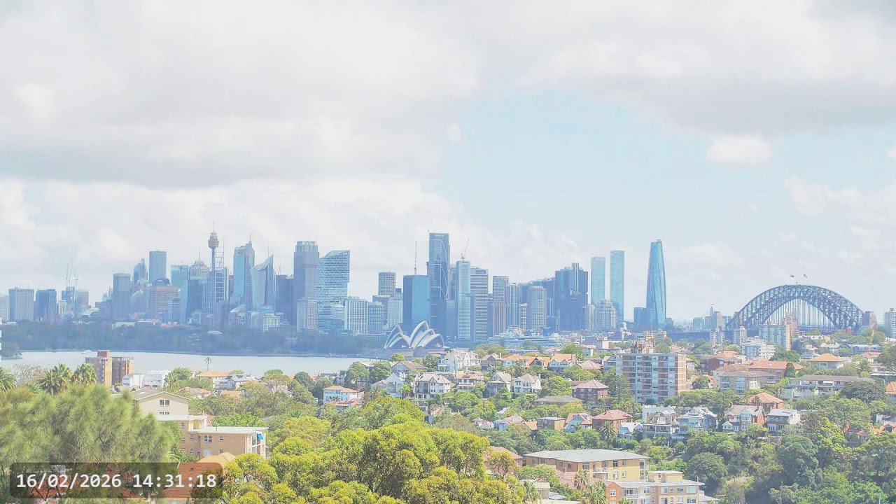 Sydney Australia Live 4K 60p HDR Ultrawide Webcam Stream