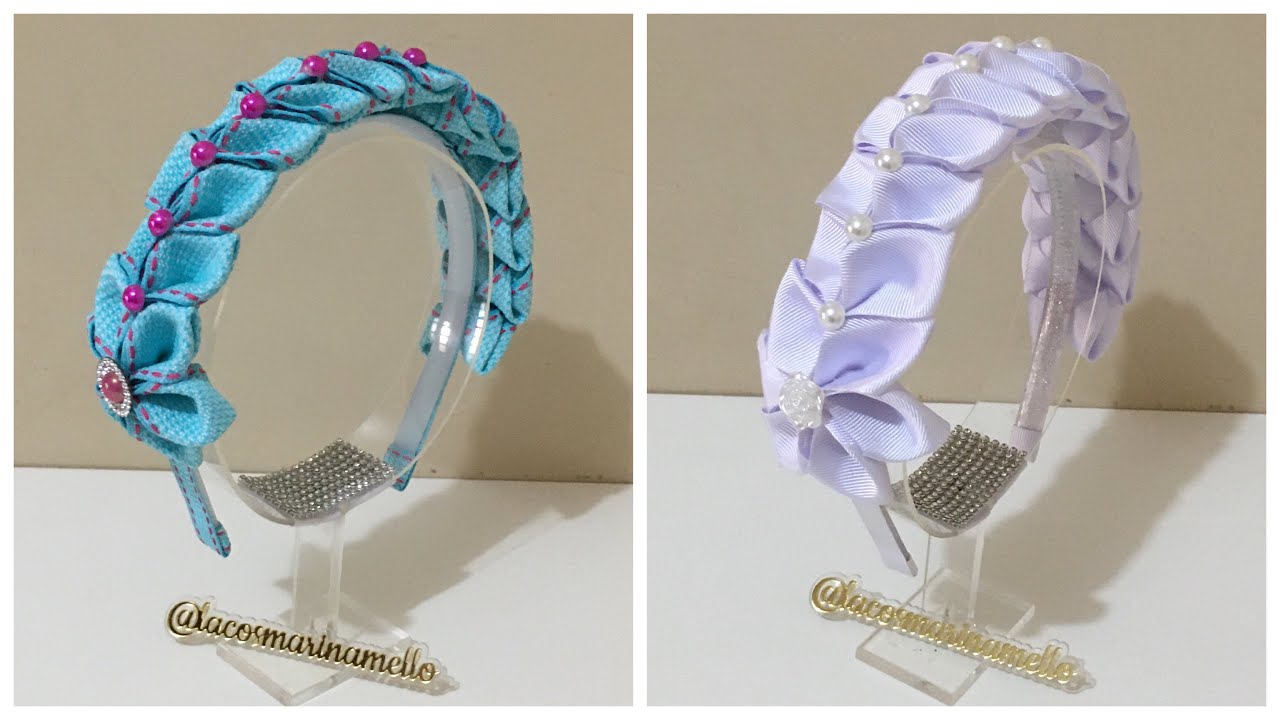 Tiara de Pétalas🎀By Marina Mello